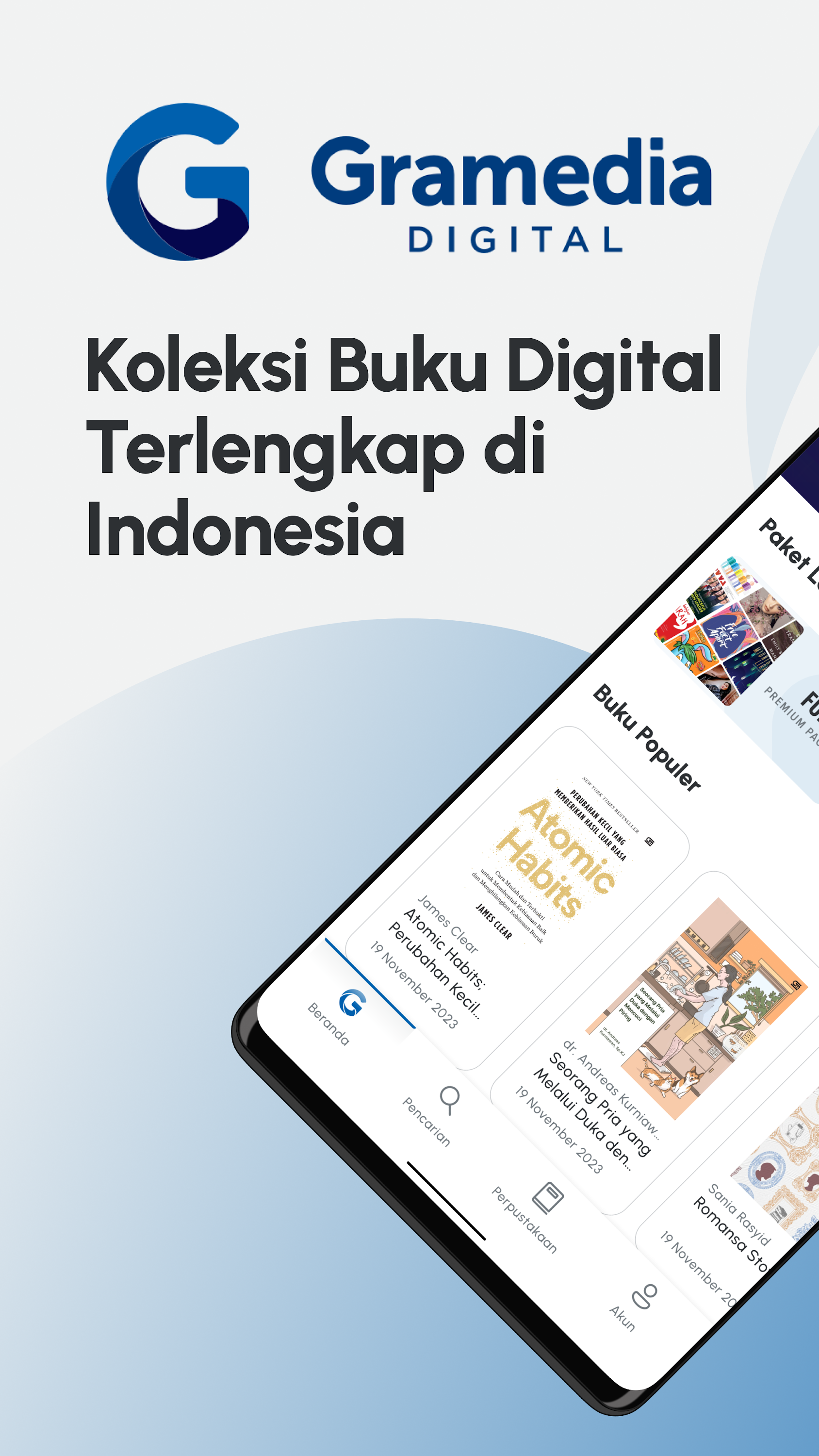 اسکرین شات 1 برنامه Gramedia Digital: eBook
