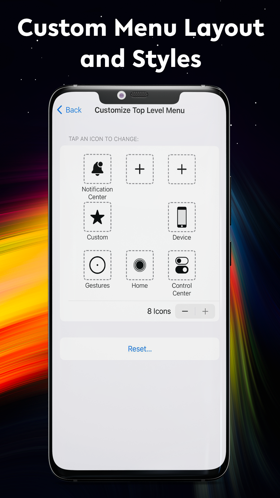 اسکرین شات 5 برنامه Assist Touch OS