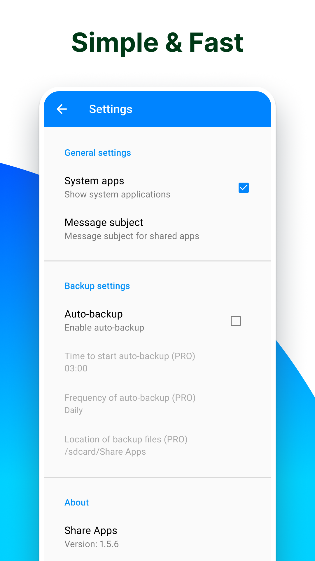 اسکرین شات 5 برنامه Share Apps: APK Share & Backup