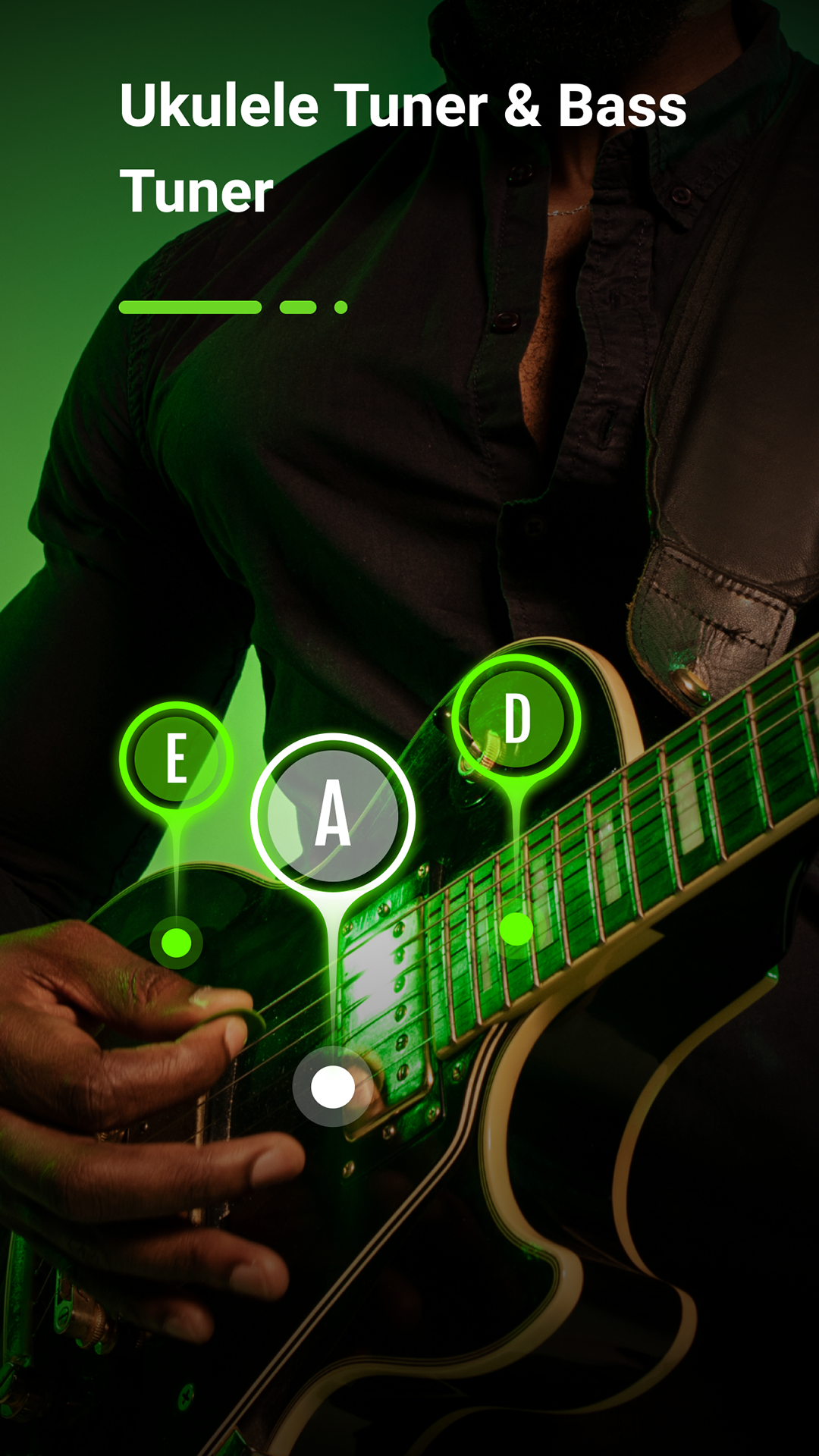 اسکرین شات 2 برنامه Guitar Tuner, GuitarTunio
