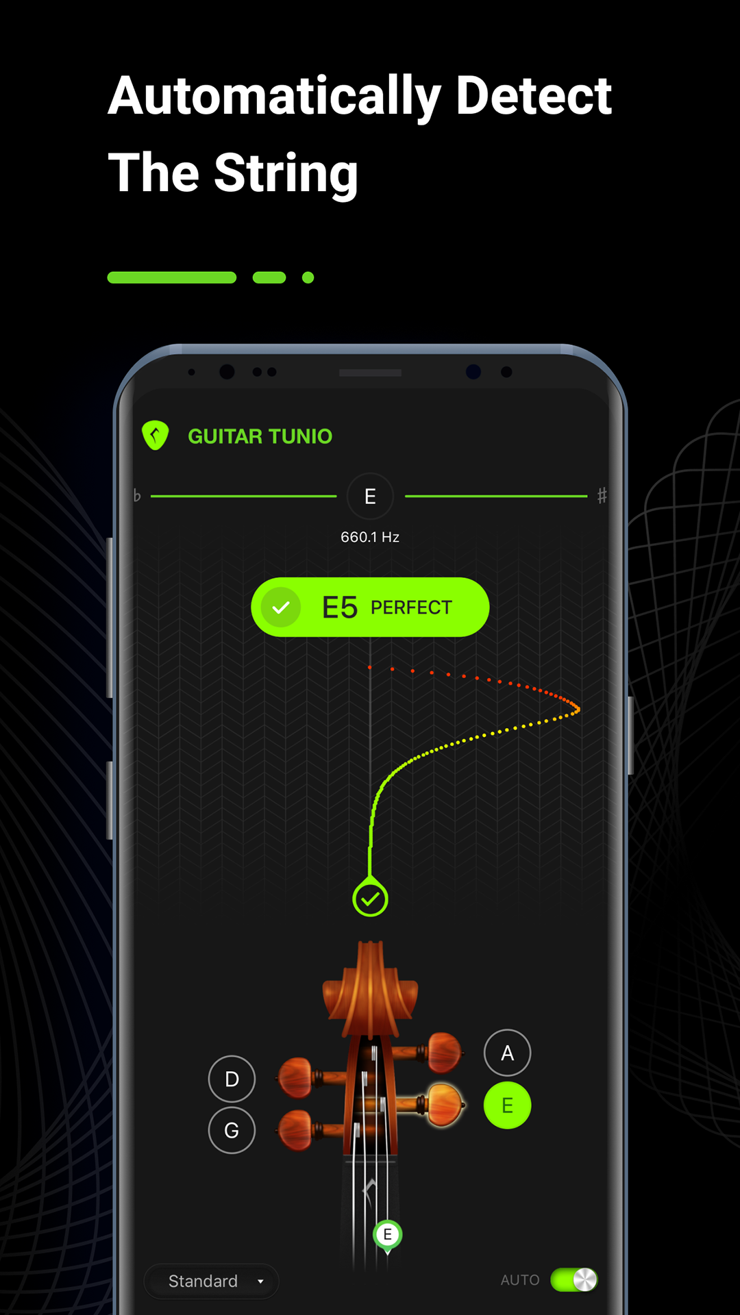 اسکرین شات 7 برنامه Guitar Tuner, GuitarTunio