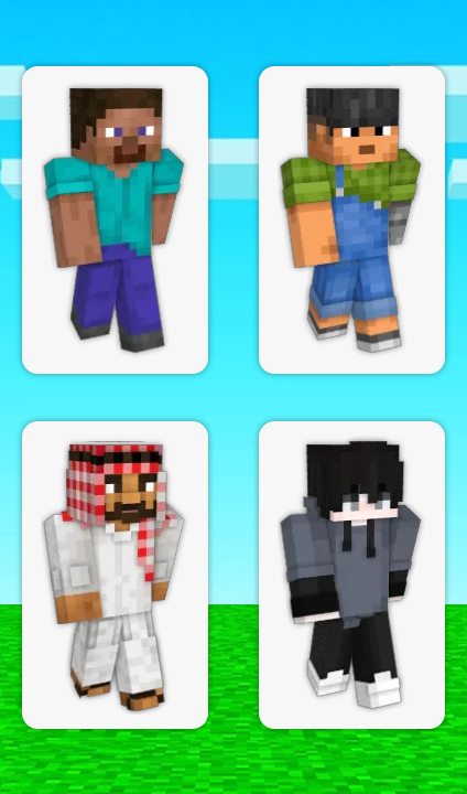 اسکرین شات 2 برنامه Boys Skins for Minecraft