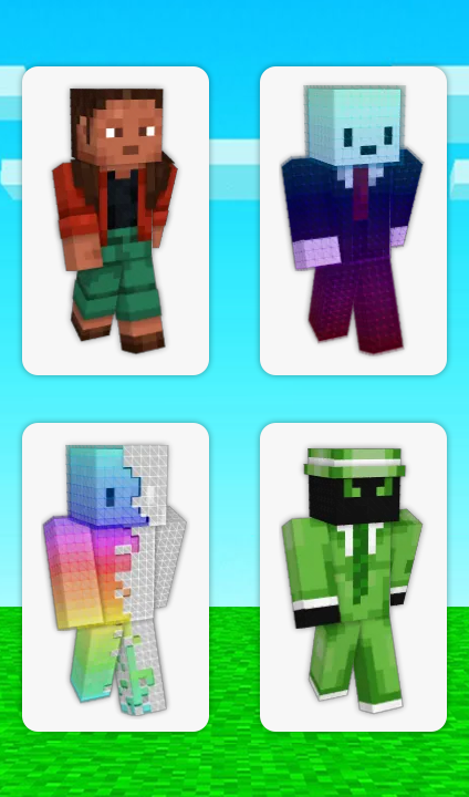 اسکرین شات 4 برنامه Boys Skins for Minecraft