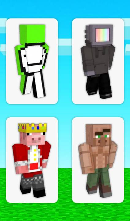 اسکرین شات 3 برنامه Boys Skins for Minecraft