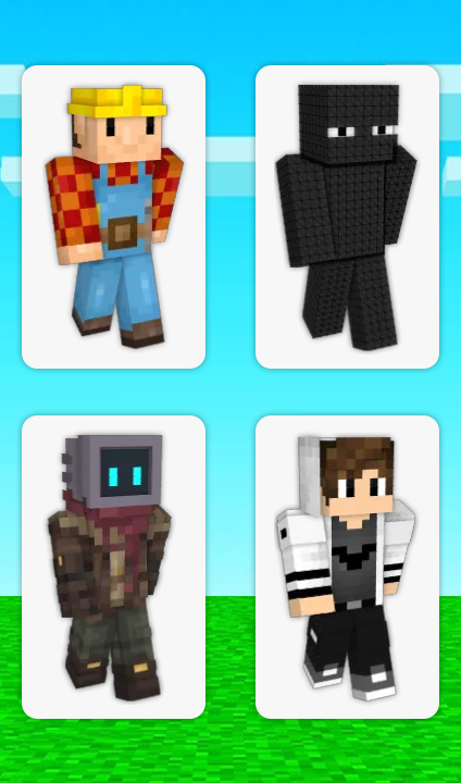 اسکرین شات 6 برنامه Boys Skins for Minecraft