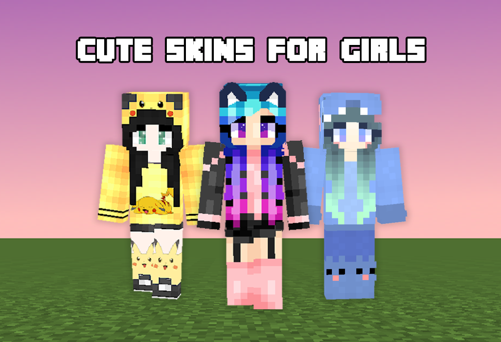 اسکرین شات 1 برنامه Cute Skins Girls for Minecraft