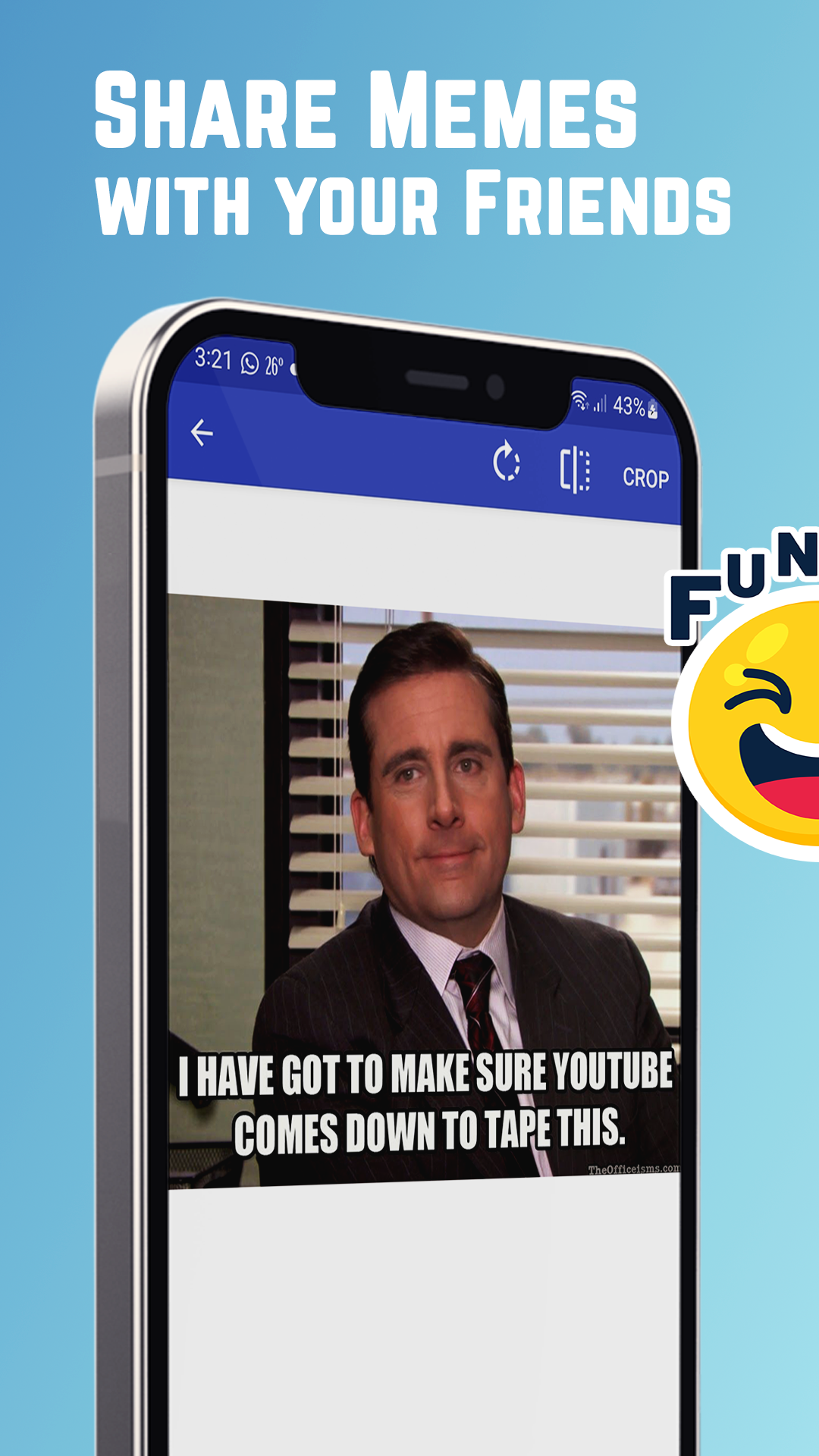 اسکرین شات 3 برنامه Meme Creator - Funny Memes