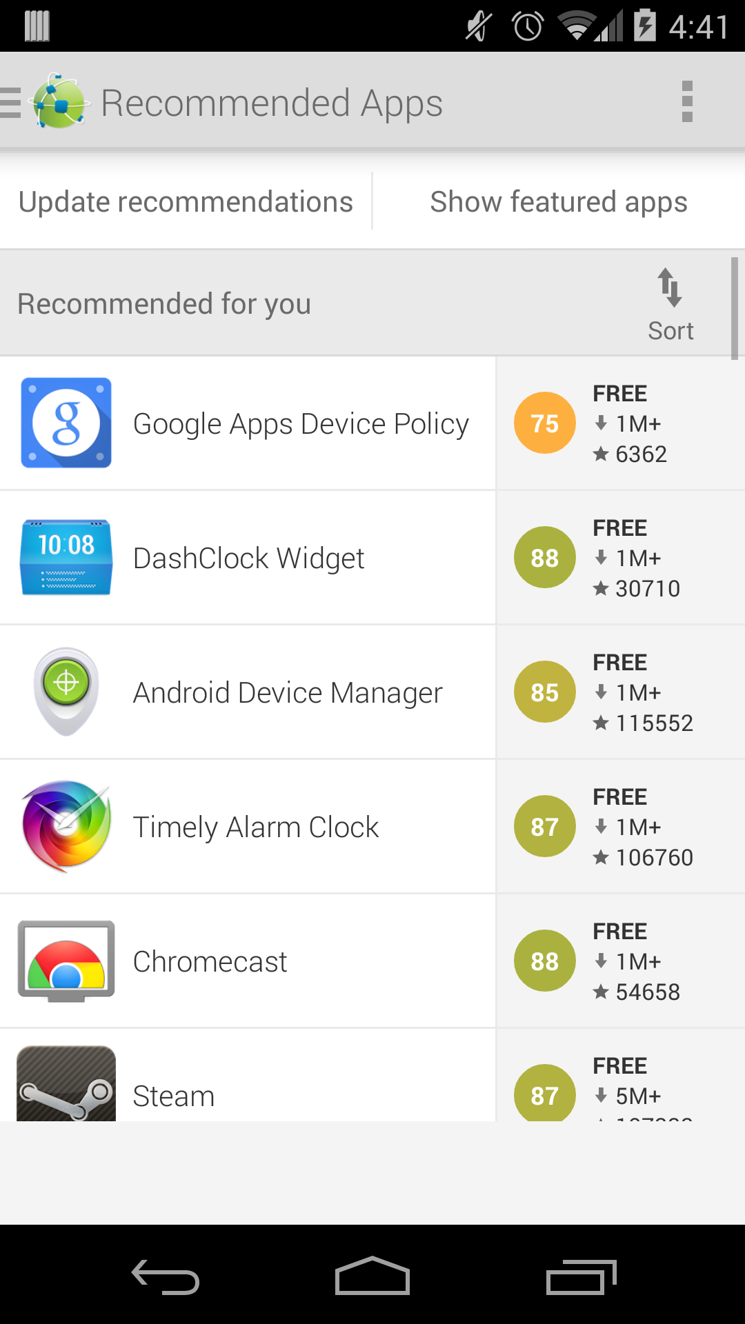 اسکرین شات 3 برنامه AppBrain App Market