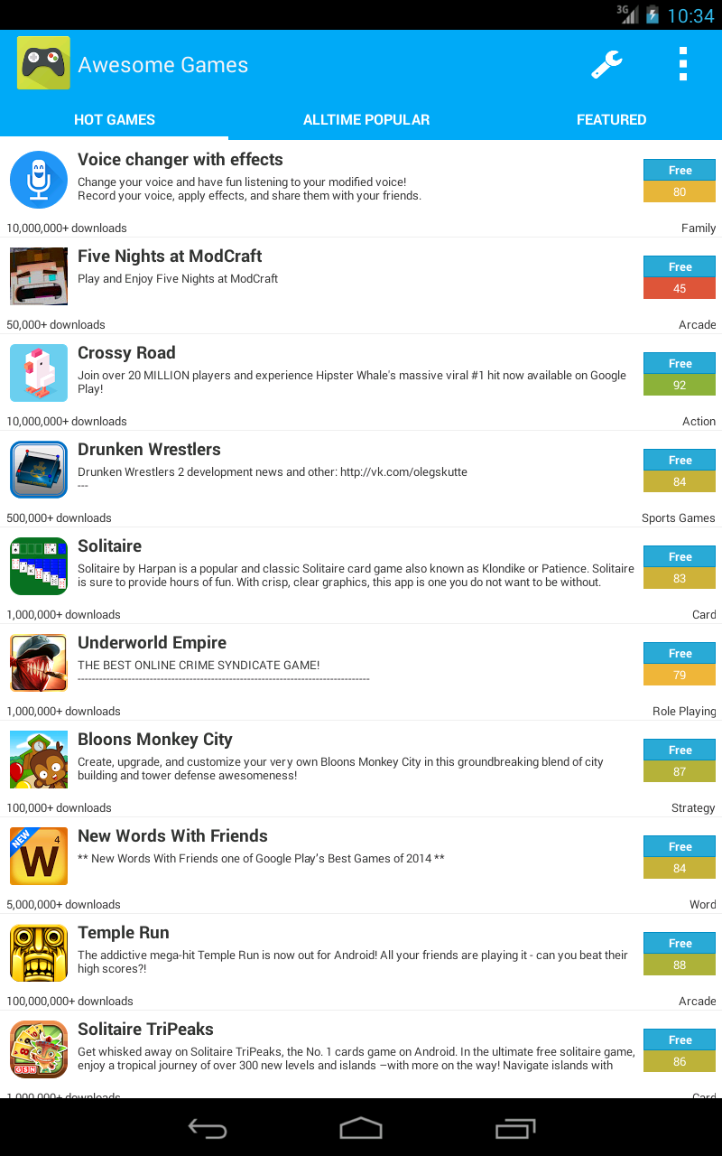 اسکرین شات 3 بازی Find Awesome Games