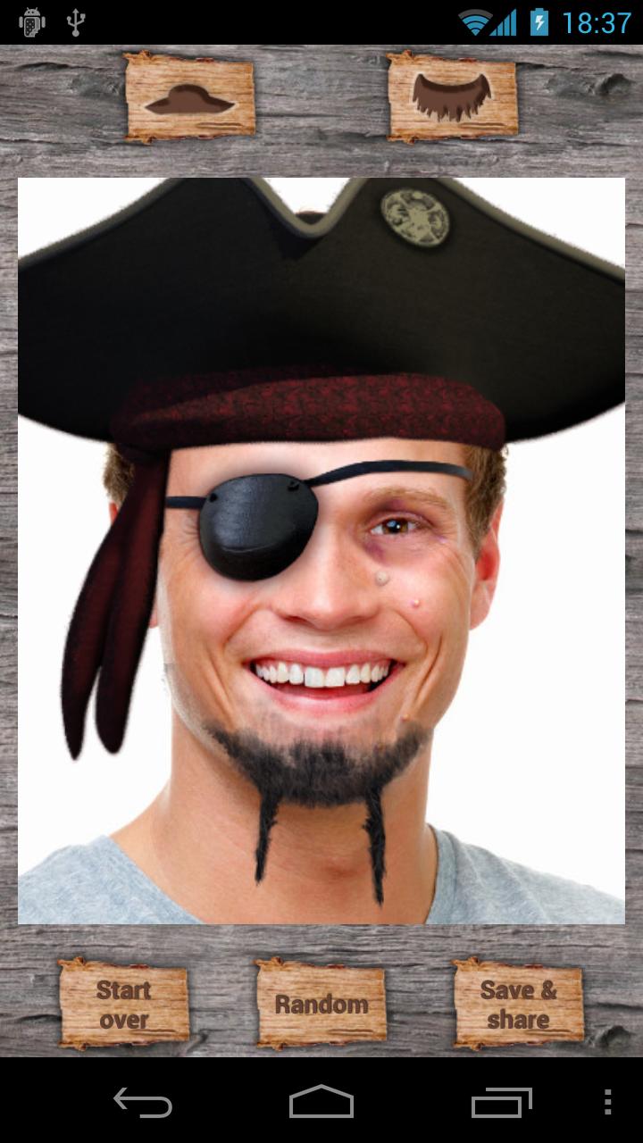 اسکرین شات 2 برنامه Make Me A Pirate