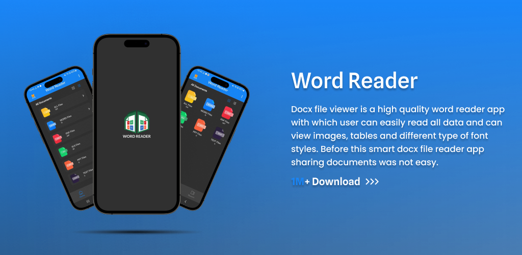 اسکرین شات 1 برنامه Docx Reader Word Office viewer
