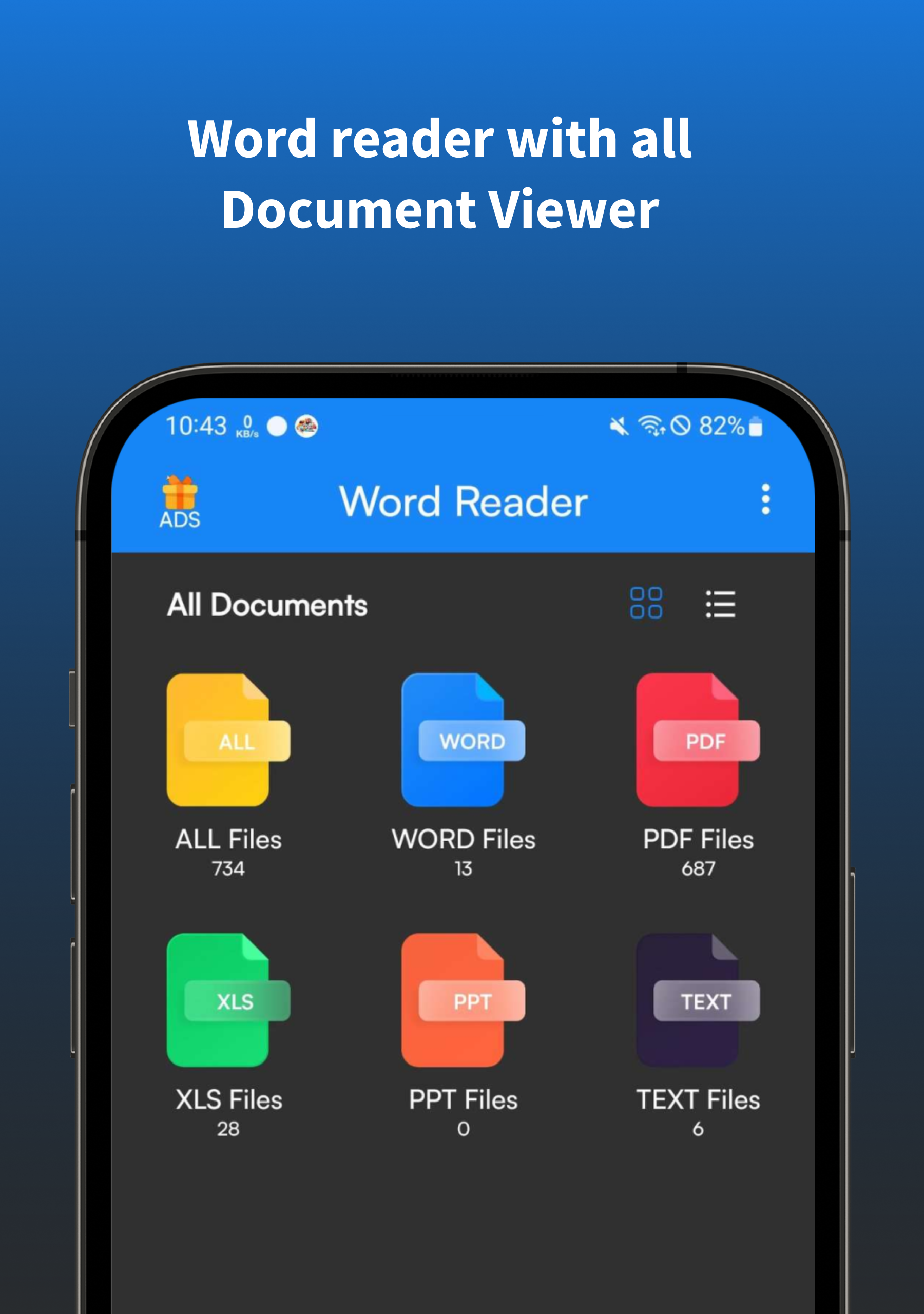 اسکرین شات 5 برنامه Docx Reader Word Office viewer