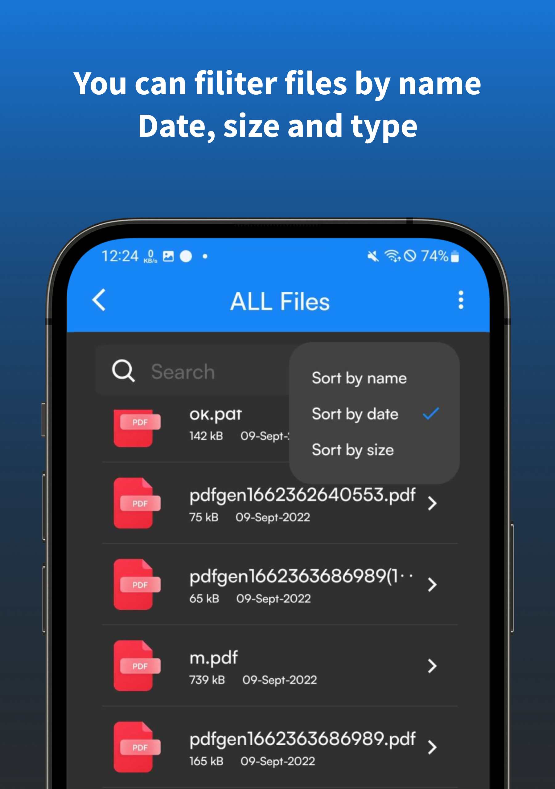 اسکرین شات 7 برنامه Docx Reader Word Office viewer