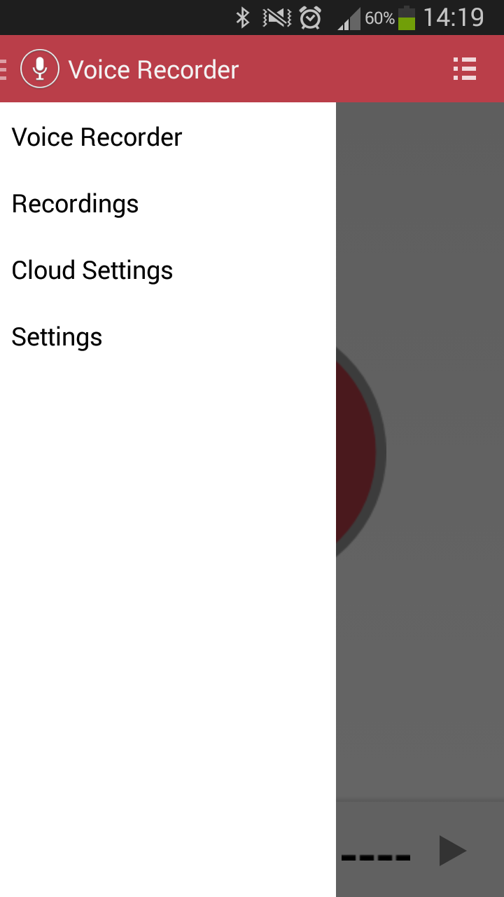 اسکرین شات 3 برنامه Voice Recorder