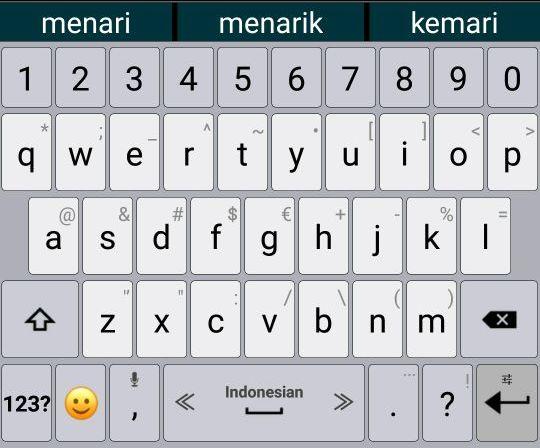 اسکرین شات 2 برنامه Indonesian /AppsTech Keyboards