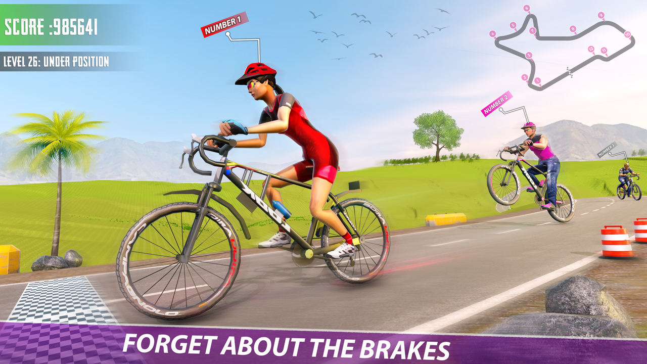 اسکرین شات 1 بازی Bicycle Racing Game: BMX Rider