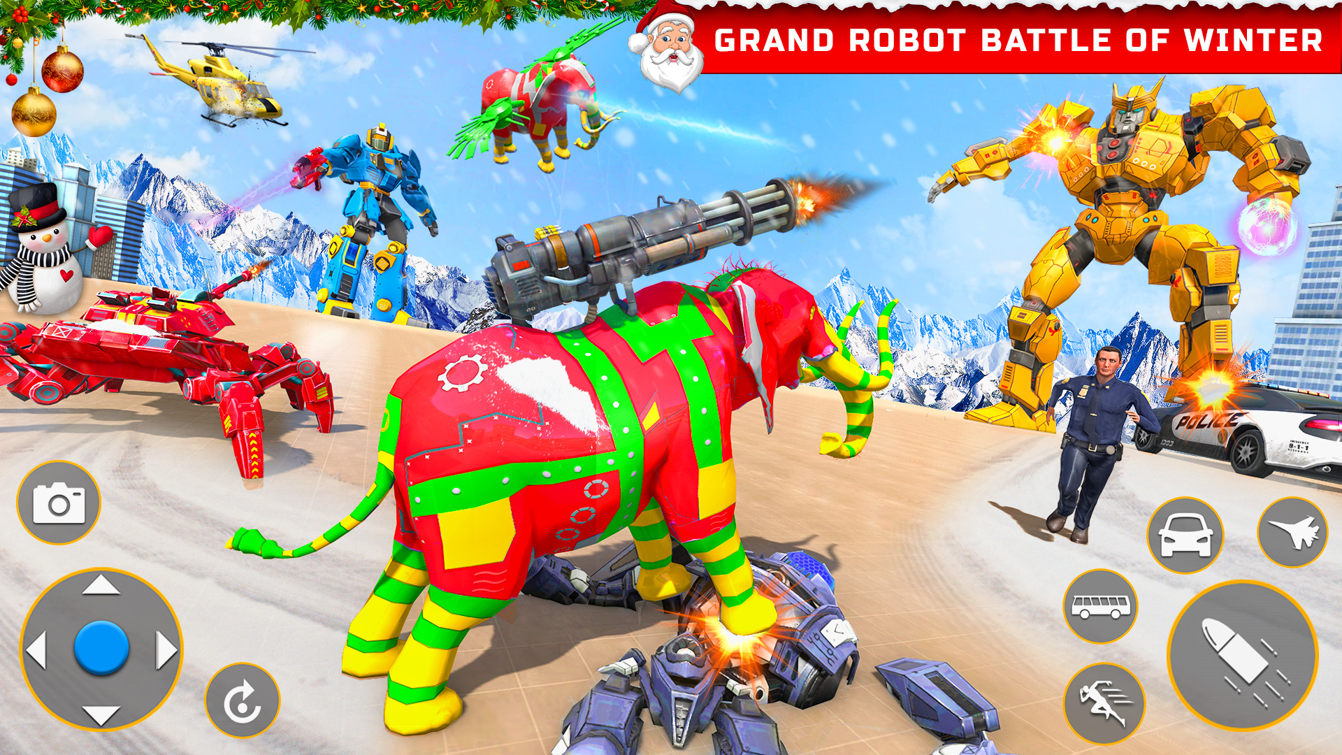 اسکرین شات 6 برنامه Spider Mech Wars - Robot Game
