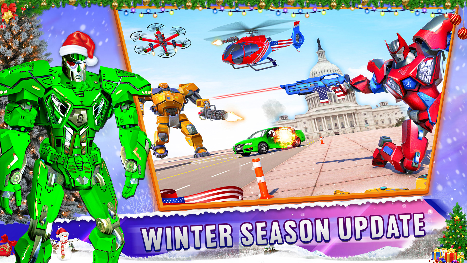 اسکرین شات 5 برنامه Spider Mech Wars - Robot Game