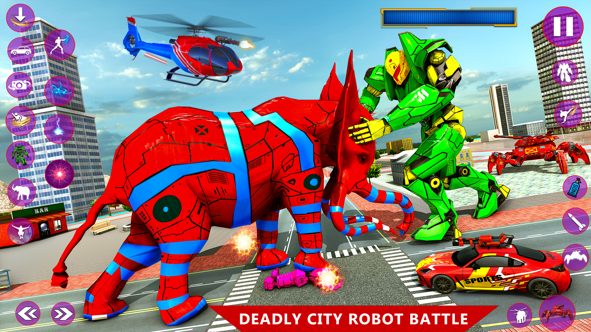 اسکرین شات 7 برنامه Spider Mech Wars - Robot Game