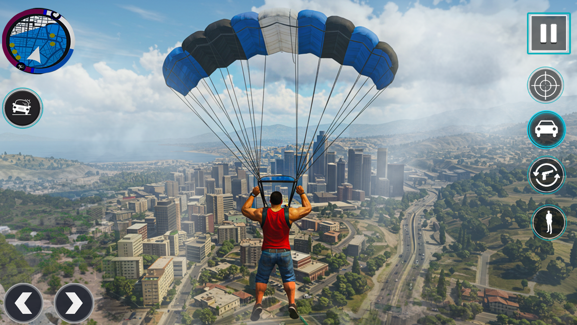 اسکرین شات 2 بازی Vegas Gangster Crime Car Games