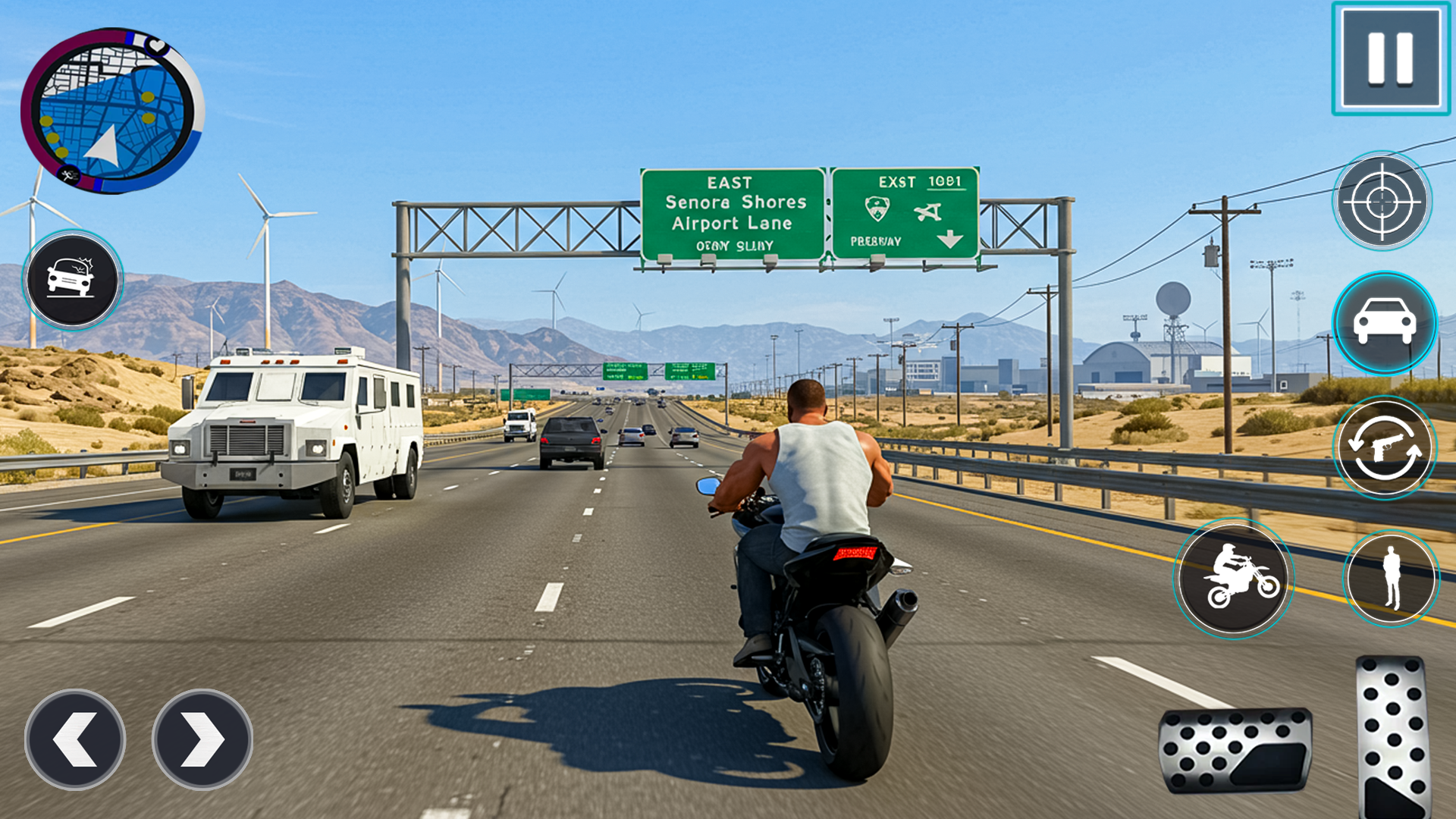 اسکرین شات 3 بازی Vegas Gangster Crime Car Games