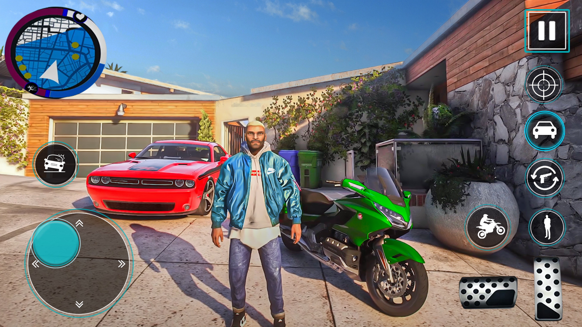 اسکرین شات 1 بازی Vegas Gangster Crime Car Games