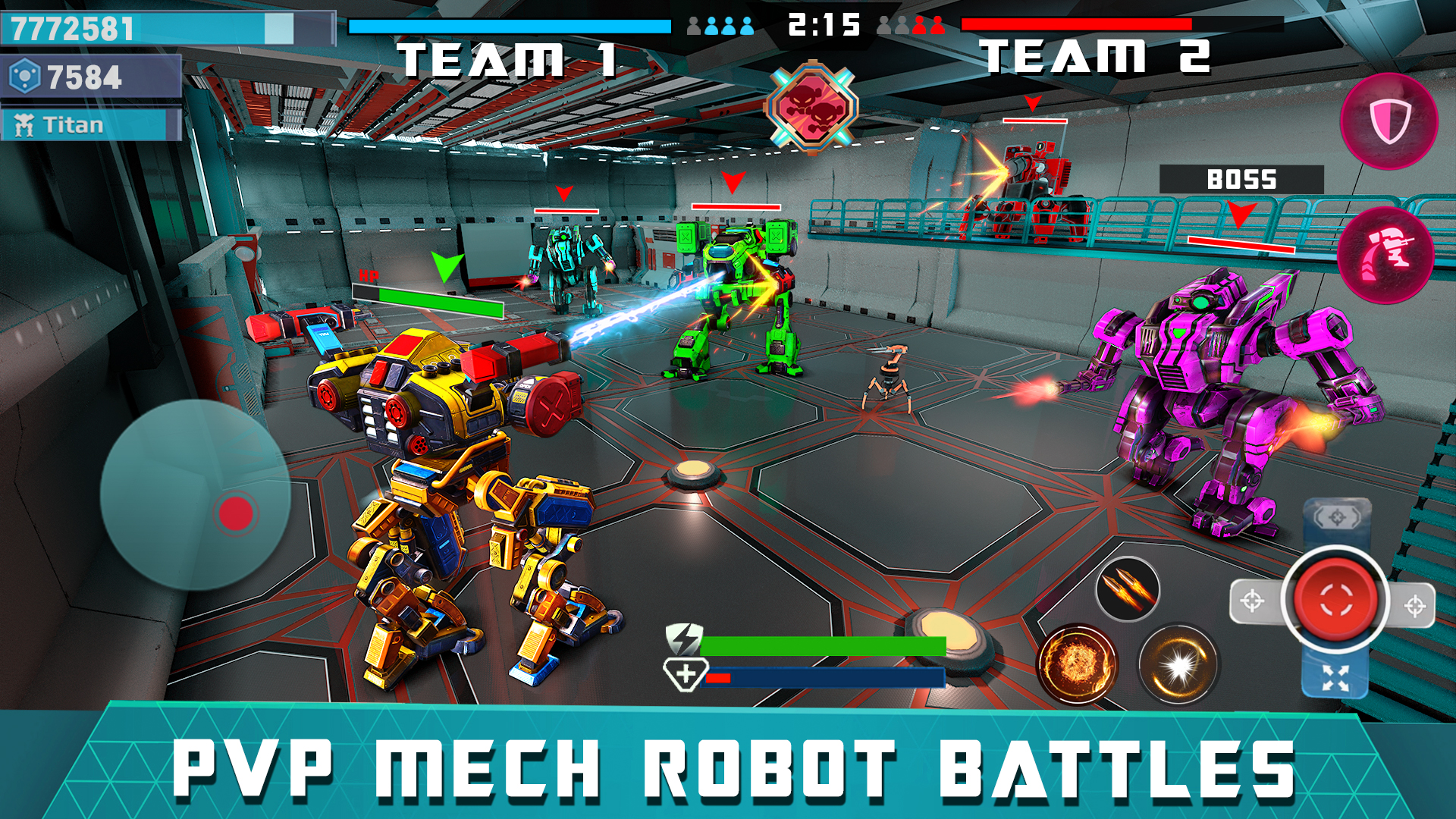 اسکرین شات 5 برنامه Mech Robot Wars - Multi Robot