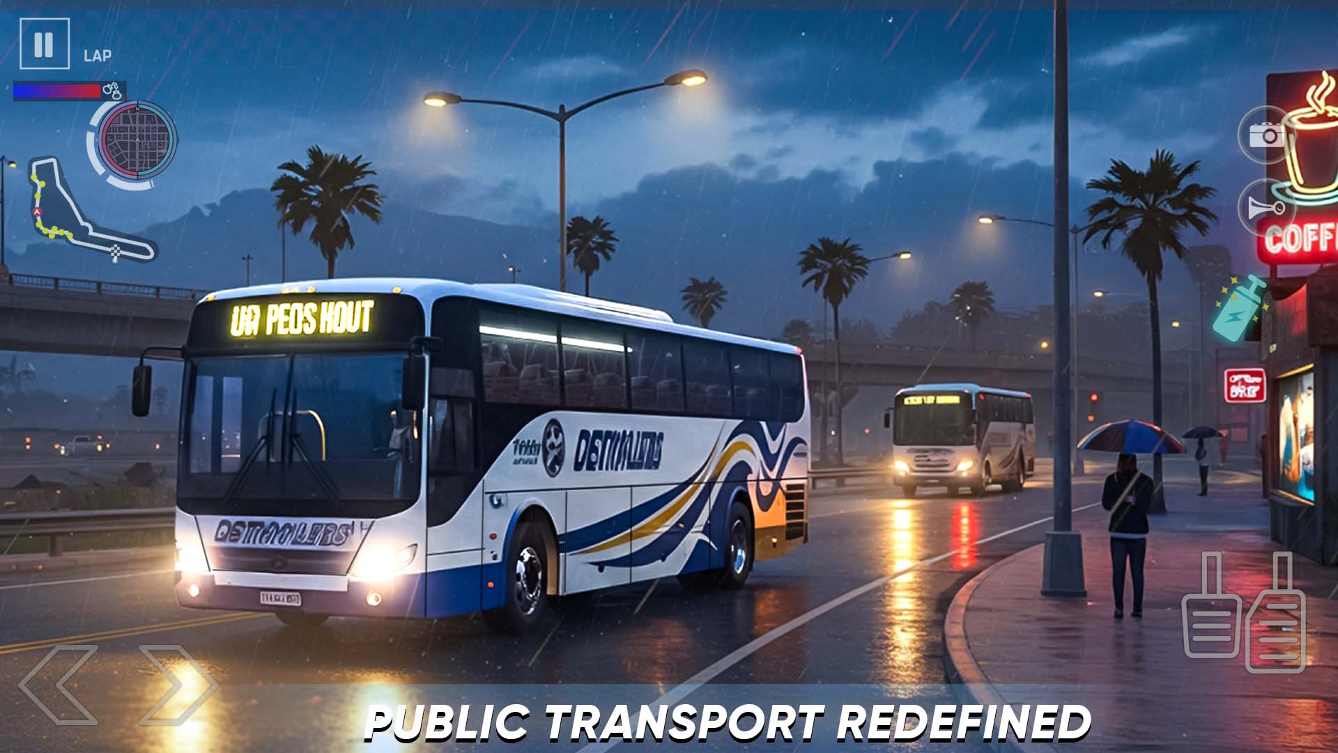اسکرین شات 5 برنامه City Coach Bus Simulator 3D
