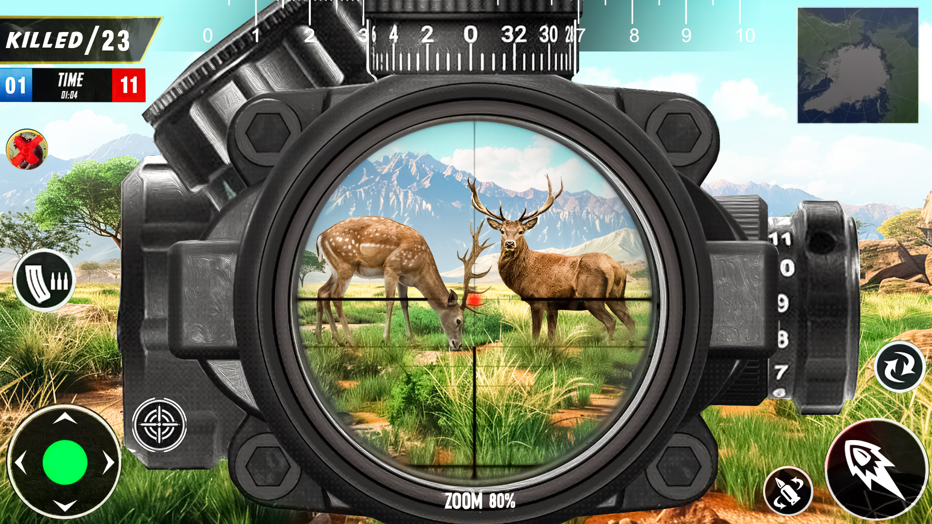 اسکرین شات 2 برنامه Wild Shooter 3D Hunting Games