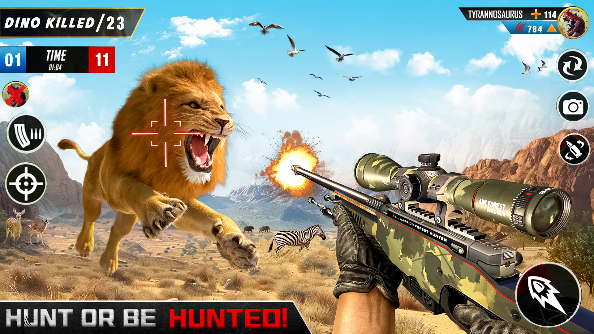 اسکرین شات 1 برنامه Wild Shooter 3D Hunting Games