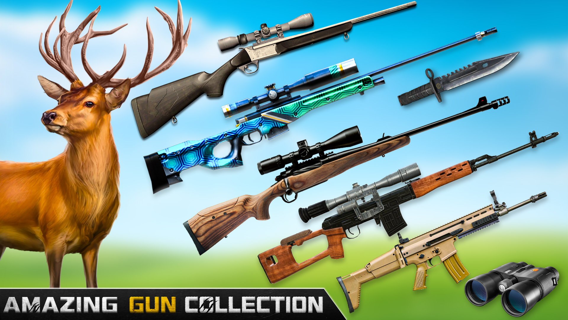 اسکرین شات 5 برنامه Wild Shooter 3D Hunting Games