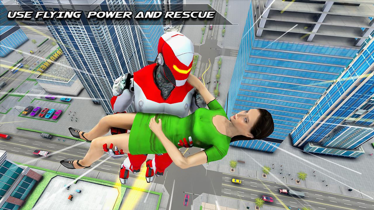 اسکرین شات 7 برنامه Police Dino Robot Car Game 3d