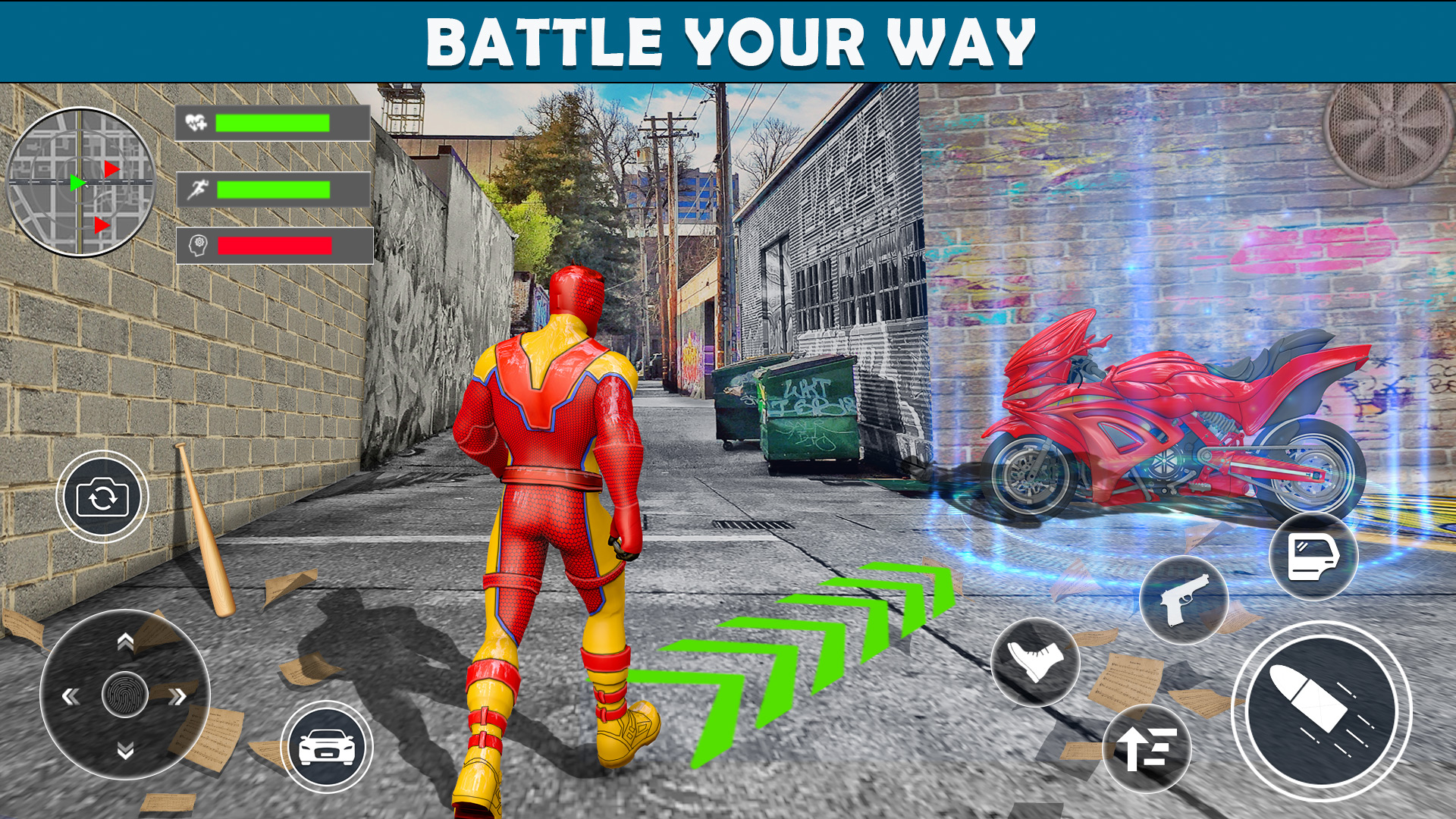 اسکرین شات 7 بازی Wingman Rope Crime Spider Hero