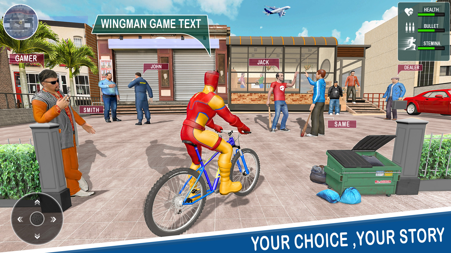 اسکرین شات 5 بازی Wingman Rope Crime Spider Hero