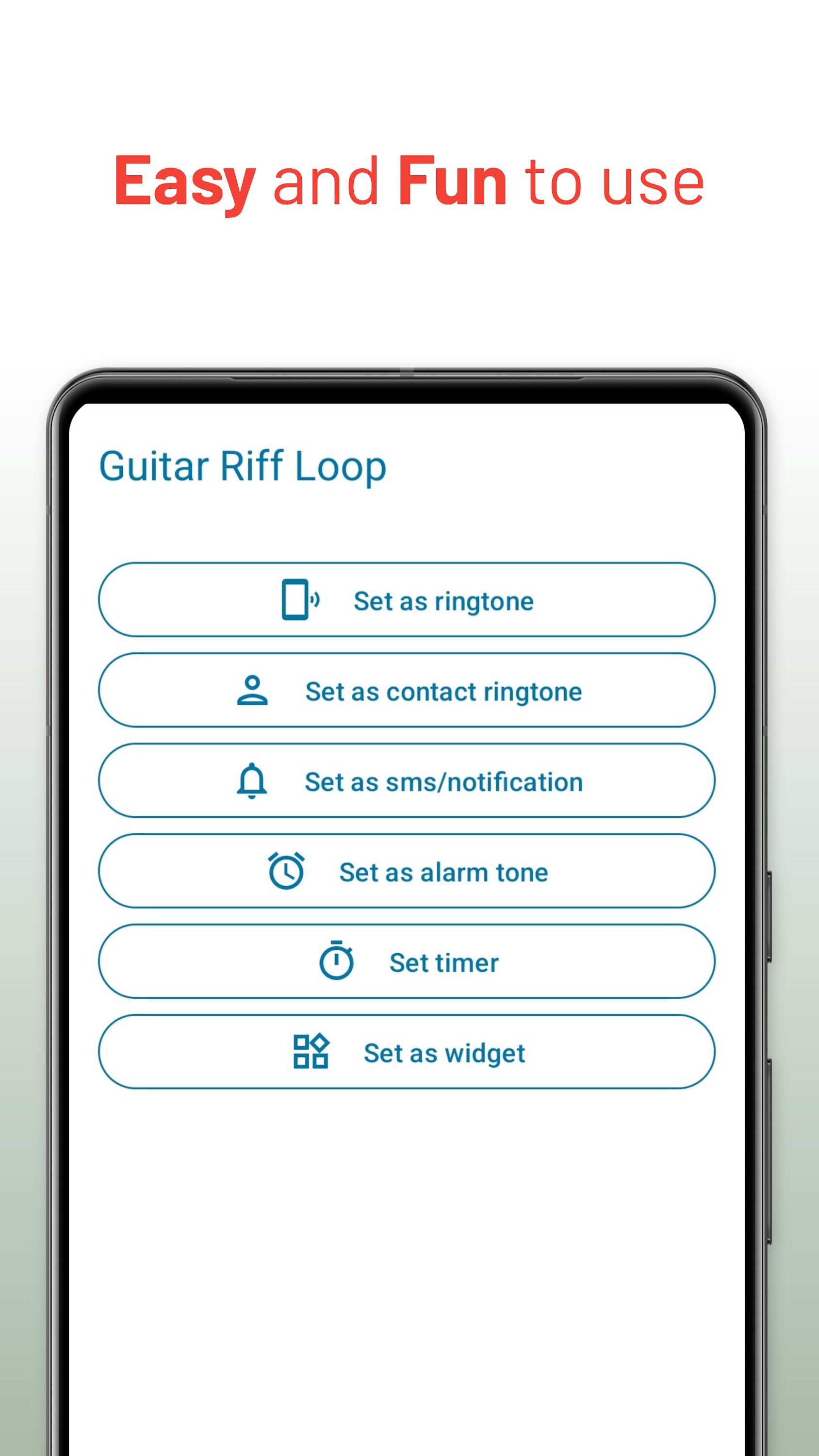 اسکرین شات 3 برنامه Guitar Ringtones