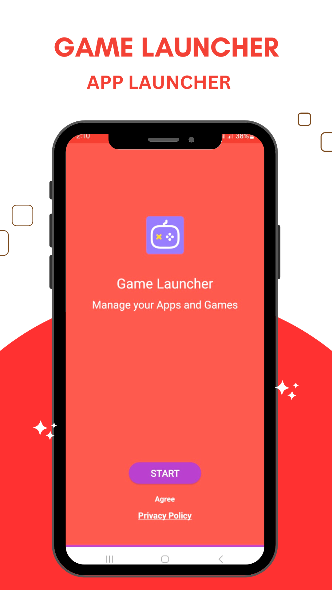 اسکرین شات برنامه Game Launcher : App Launcher 3