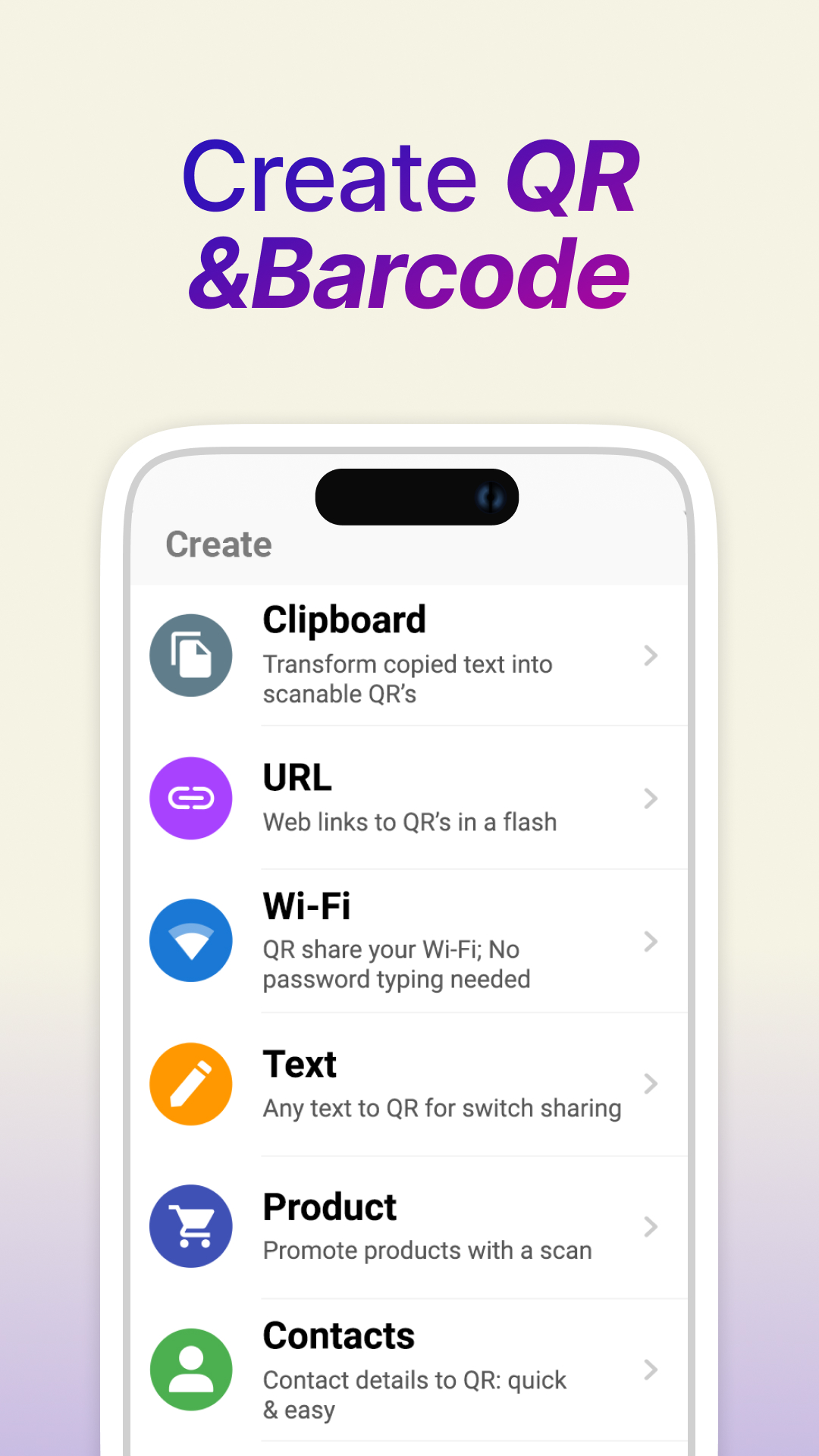 اسکرین شات 2 برنامه QR Scanner - Barcode Scanner
