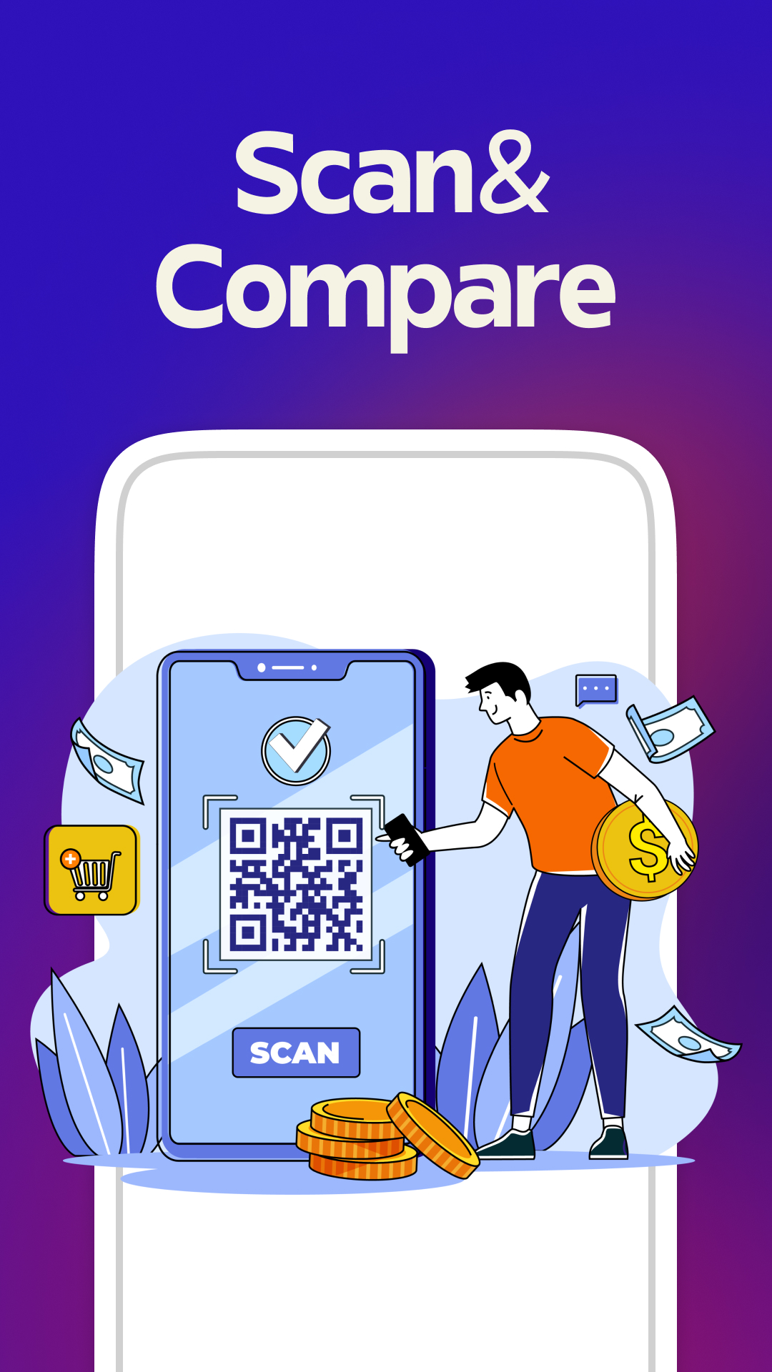 اسکرین شات 1 برنامه QR Scanner - Barcode Scanner