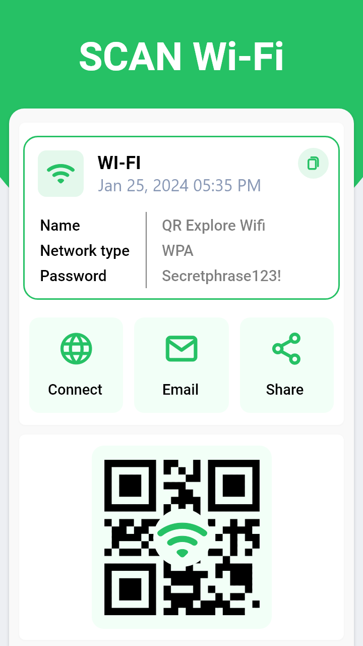 اسکرین شات 5 برنامه QR Scanner - Barcode Reader