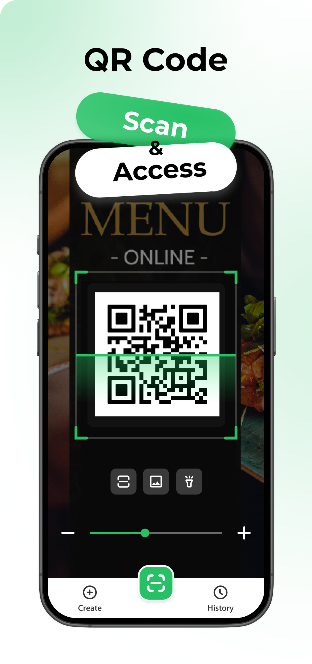 اسکرین شات 2 برنامه QR Scanner - Barcode Reader