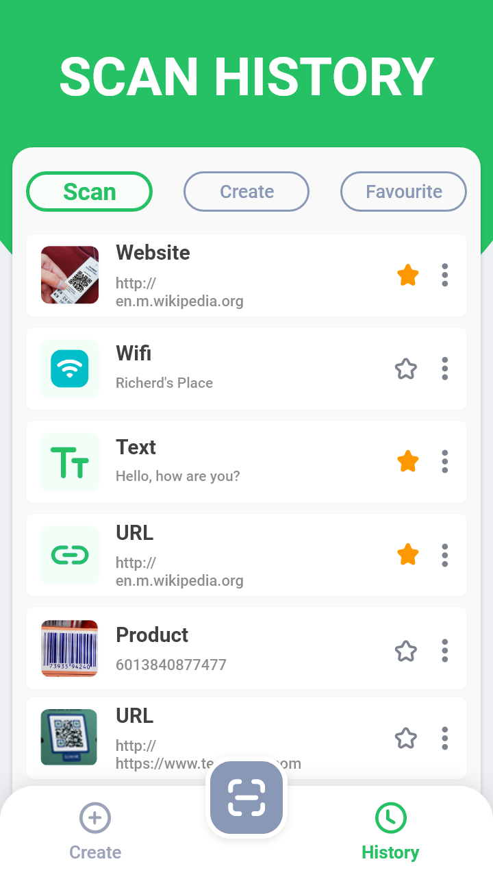 اسکرین شات 6 برنامه QR Scanner - Barcode Reader