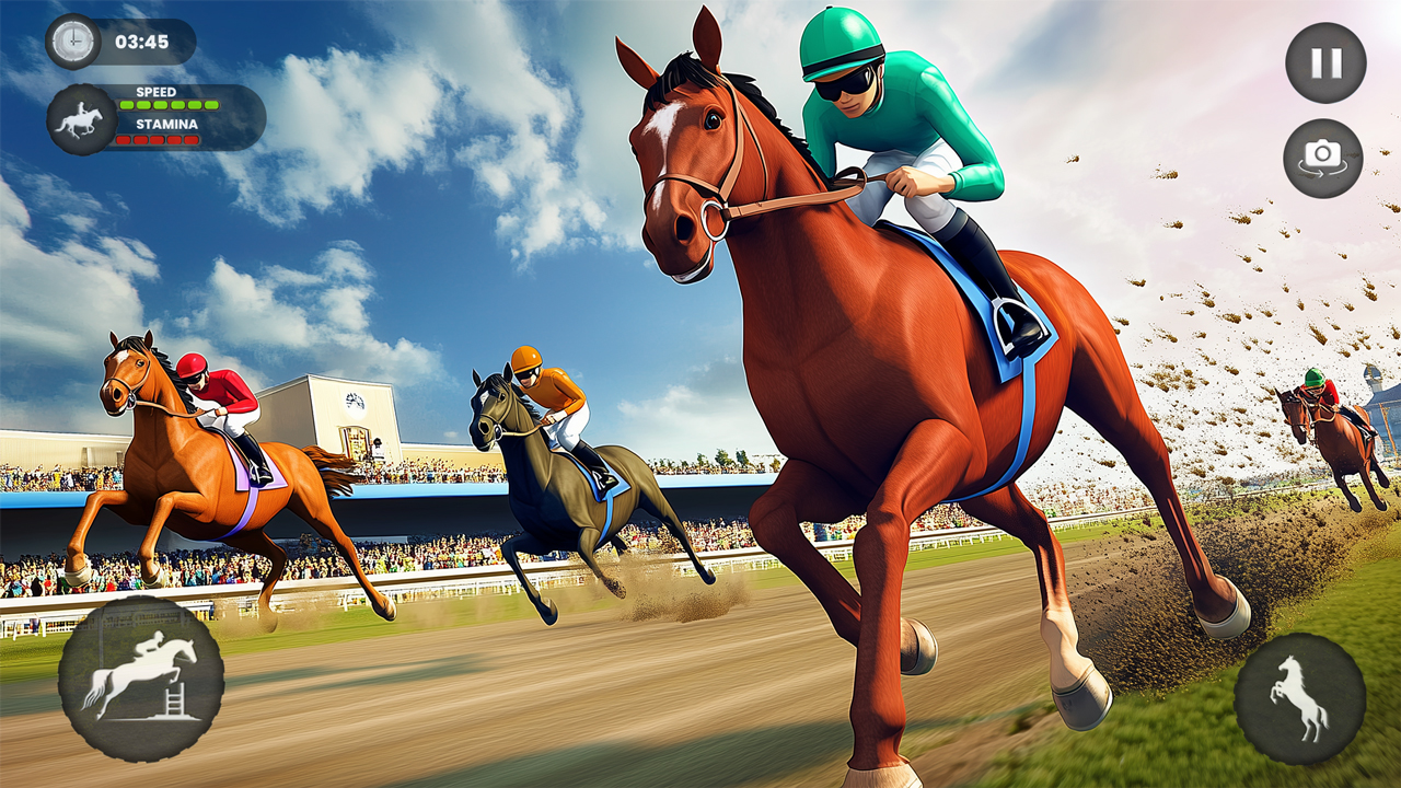 اسکرین شات 2 بازی Horse Racing Rider Horse Games