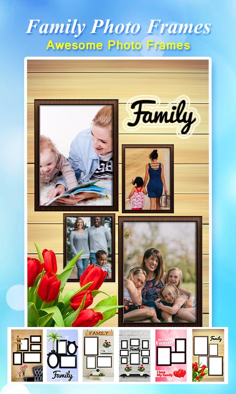 اسکرین شات 2 برنامه Family Photo Frame 2024