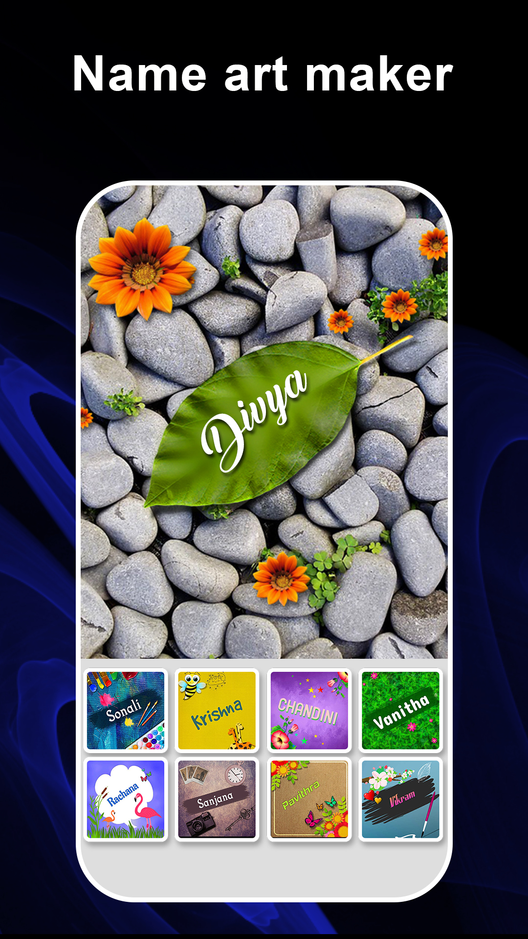 اسکرین شات 2 برنامه Name Art Photo Editing App Ai