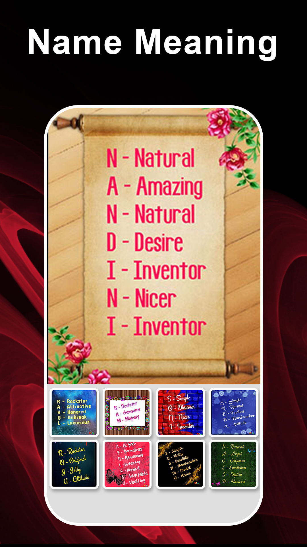اسکرین شات 7 برنامه Name Art Photo Editing App Ai