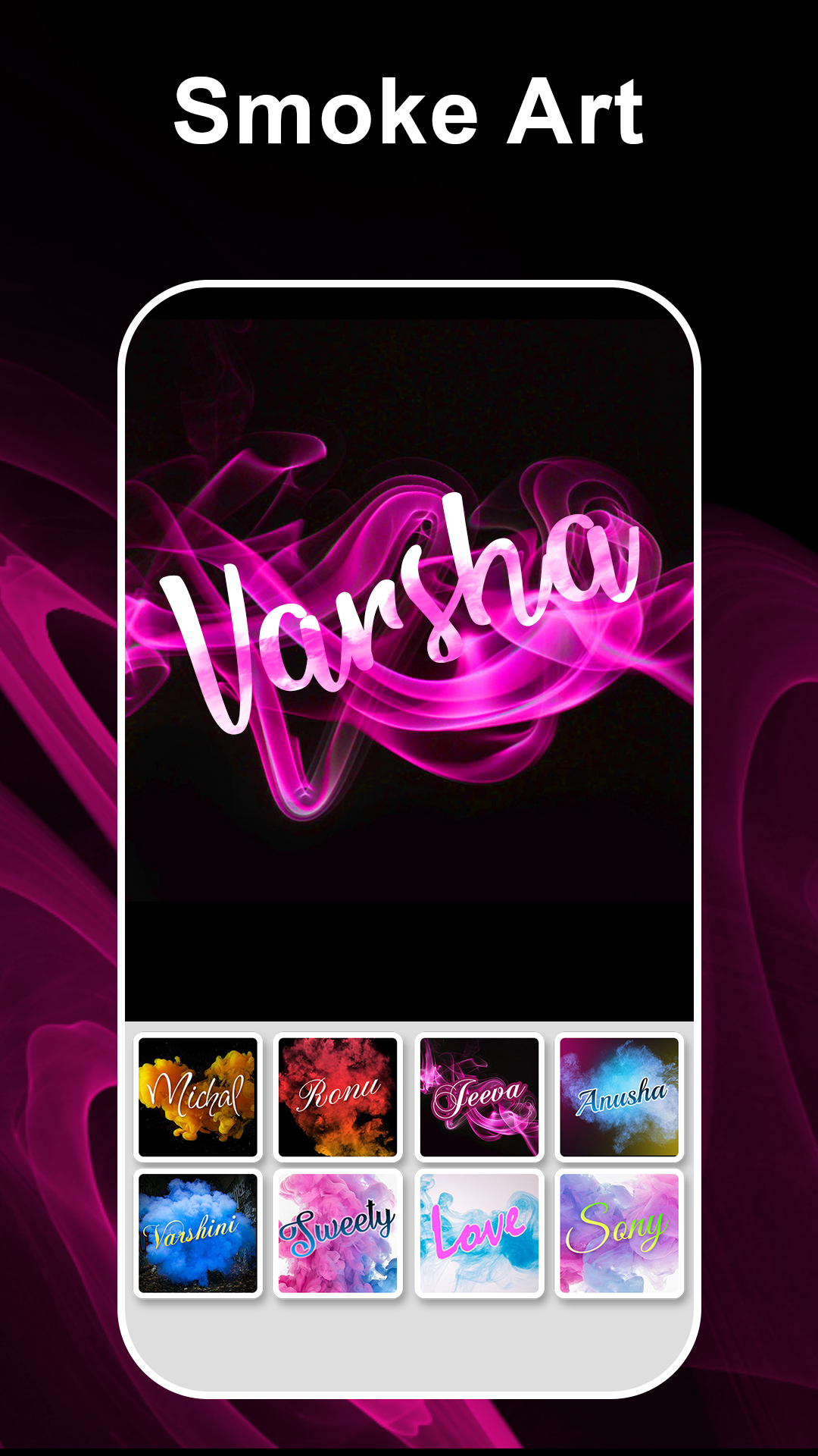 اسکرین شات 4 برنامه Name Art Photo Editing App Ai