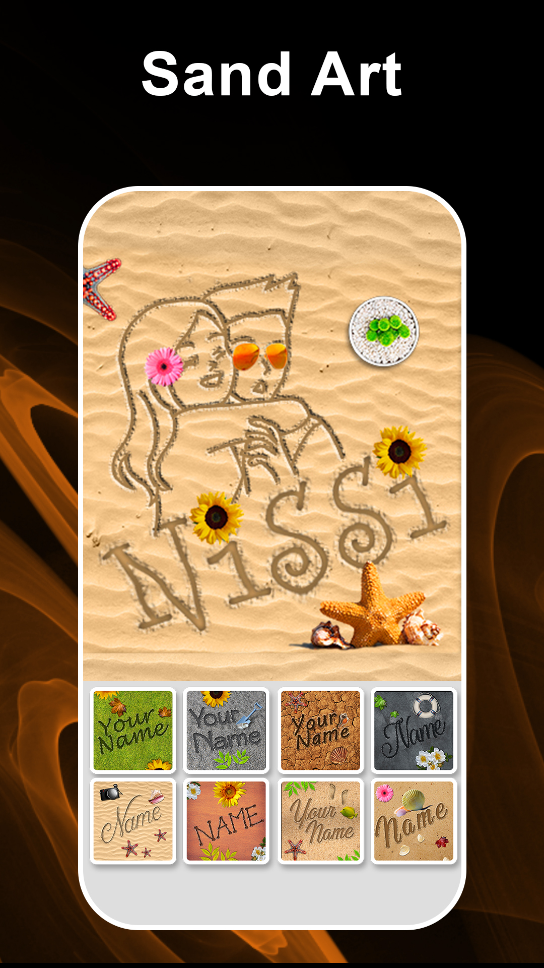 اسکرین شات 6 برنامه Name Art Photo Editing App Ai