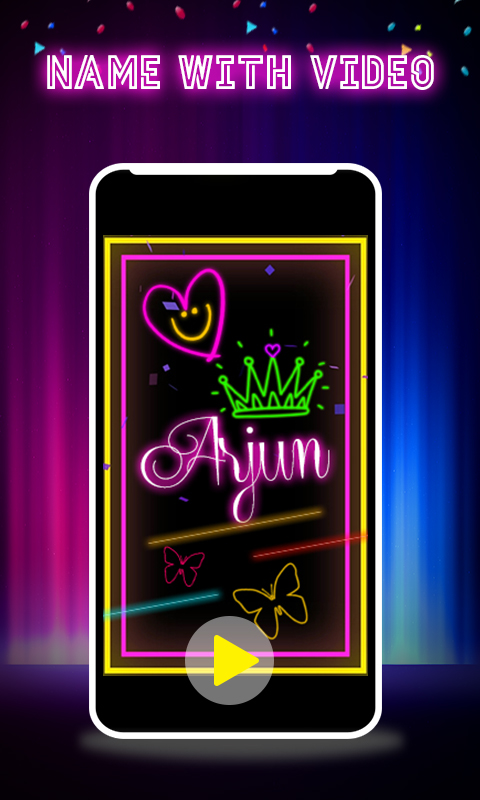 اسکرین شات 6 برنامه Name Video Maker With Song