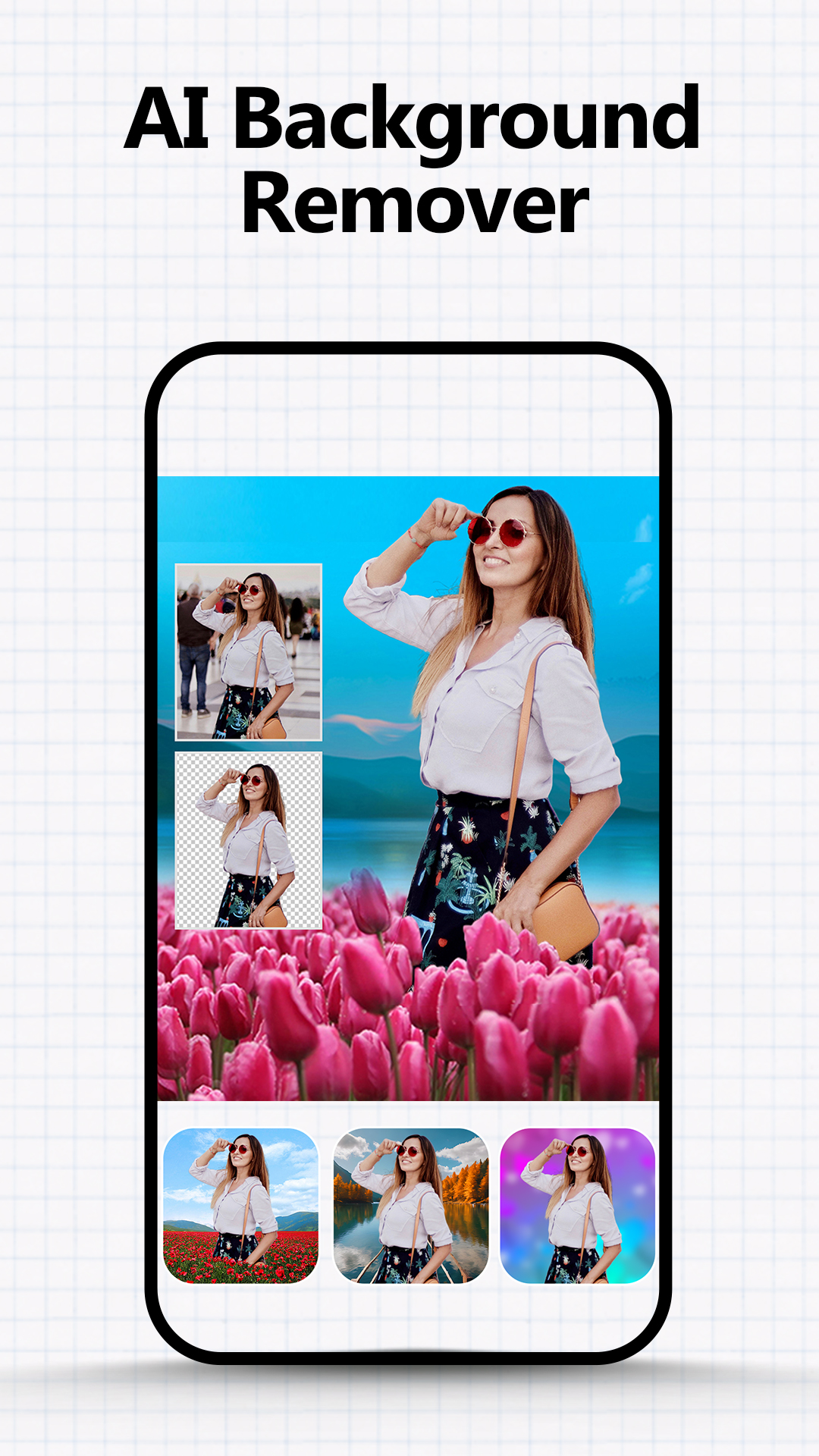 اسکرین شات 4 برنامه Background Remover - AI Editor