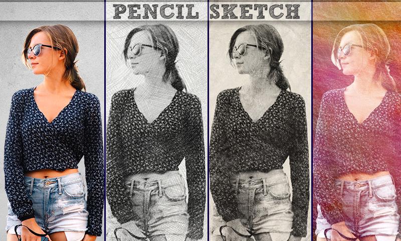 اسکرین شات 6 برنامه Pencil Sketch Art Photo Editor